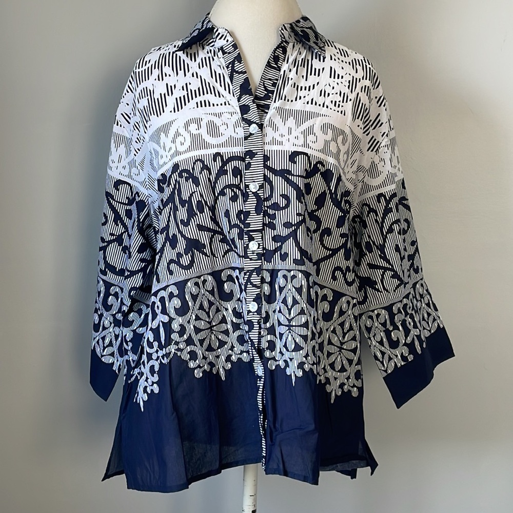 Maggie & Max Button Up Blouse